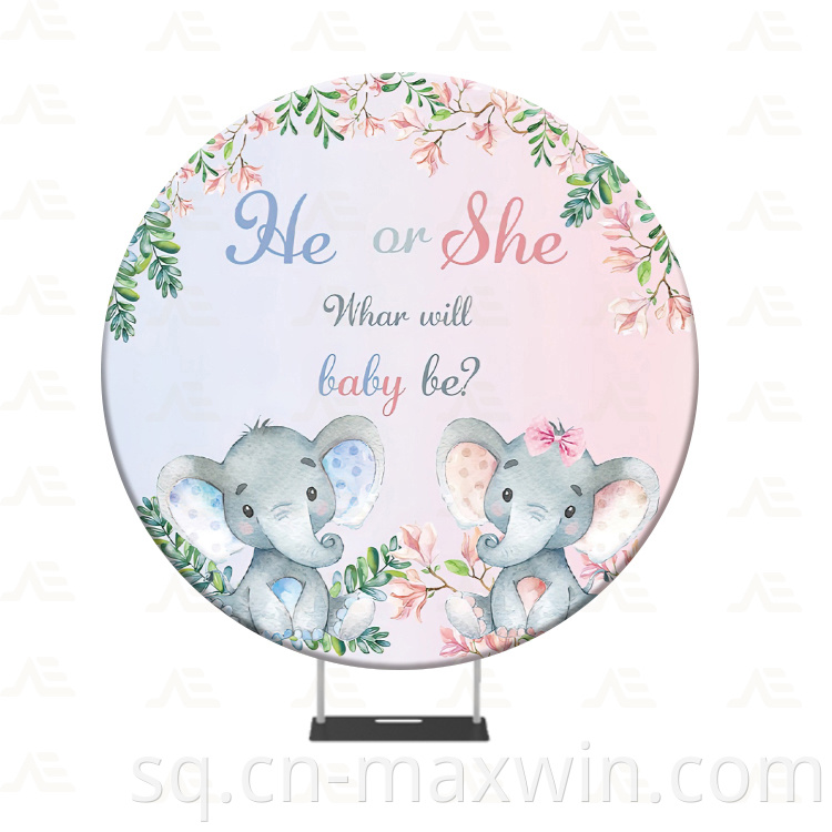 Sfond i rrumbullakët Round Backdrop